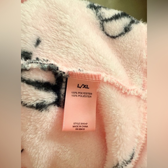 Juicy Couture - Plush‎ Belted Robe with Logo & Crown Print size L/XL - Picture 7 of 10